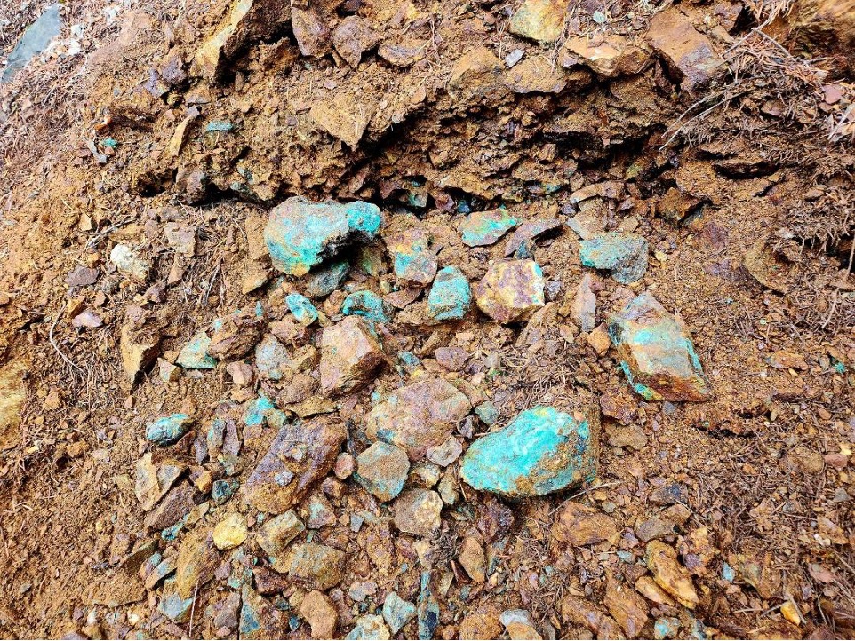 Photograph 2 – access road running through waste-rock